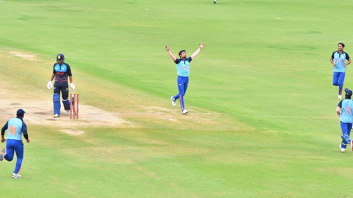 Vijay Hazare Trophy 2024-25: Bihar stuns Delhi with 17-run win via VJD Method in rain-hit match